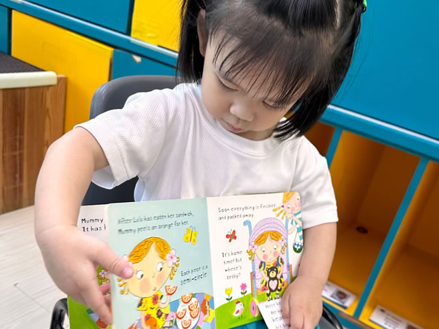 Child learning English at ChildFirst