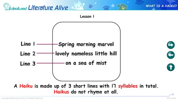 Haiku poetry student work example