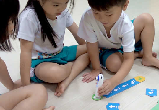 Children coding
